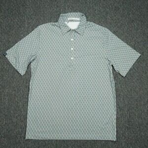 Criquet Shirt Mens Medium Gray Solo Cup Performance Polo Short Sleeve